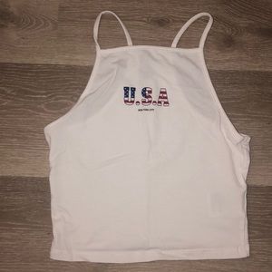 USA crop top